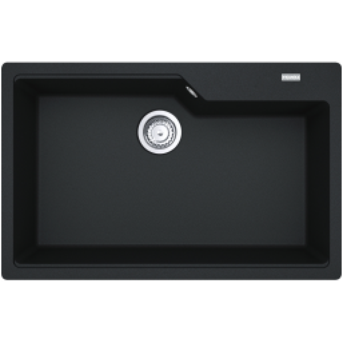 Franke UBG610-78 Urban 花崗岩檯面 單昇盆 (瑪瑙黒色)